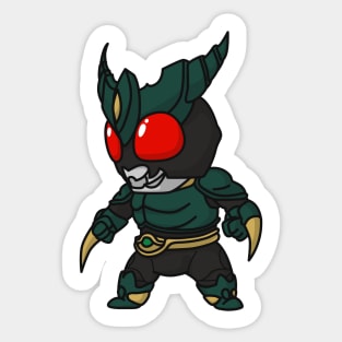 Kamen Rider Gills Chibi Style Kawaii Sticker